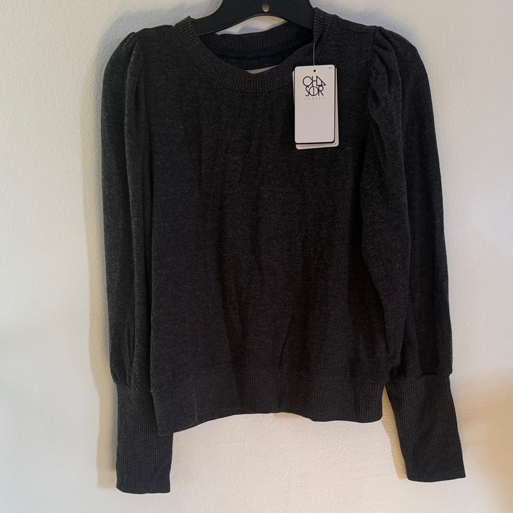 Chaser Charcoal Gray Sweatshirt